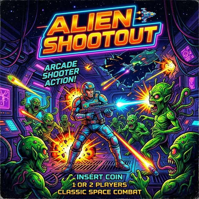 Alien Shootout poster