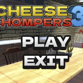 cheese chompers 3d poster