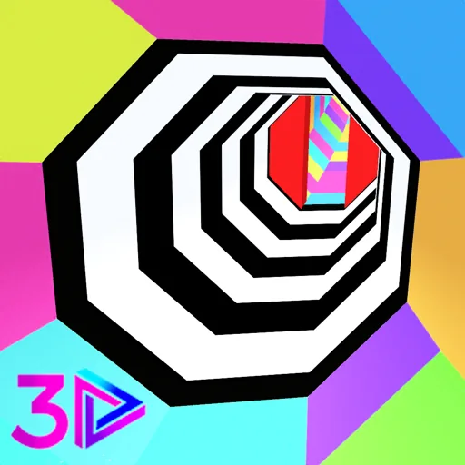 color tunnel poster