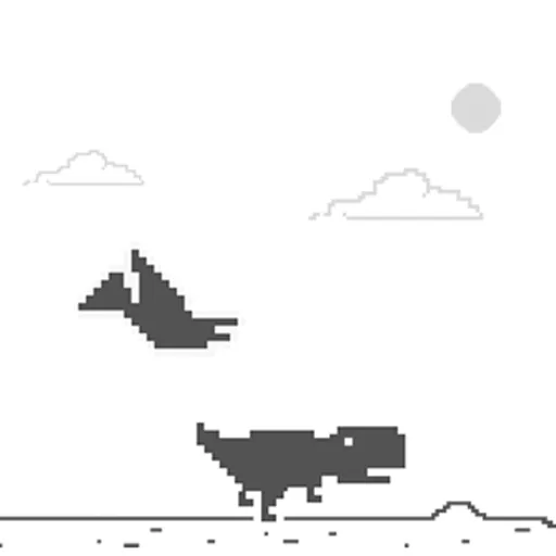 dinosaur game poster