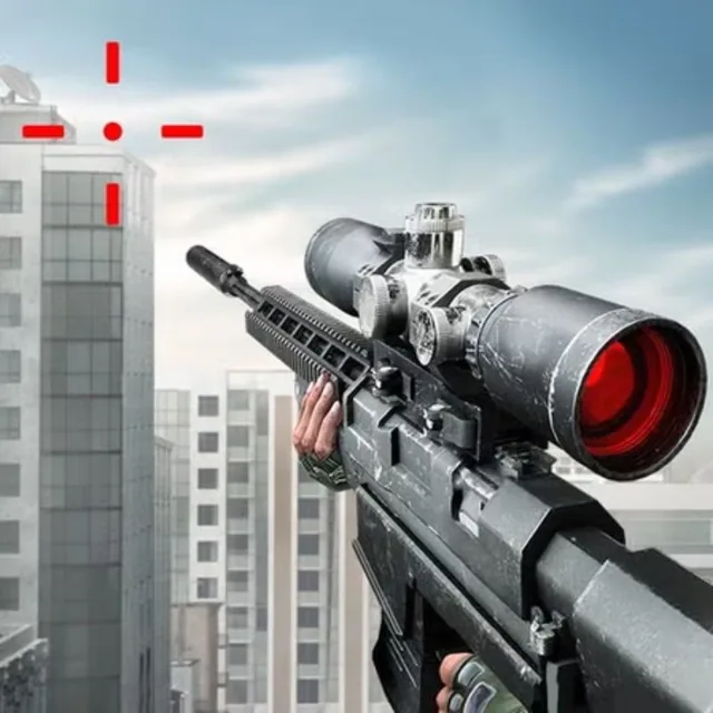 sniper rifle shooting poster